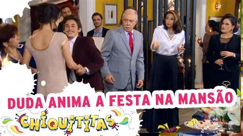 duda porto chiquititas|Duda anima a festa na mansão 